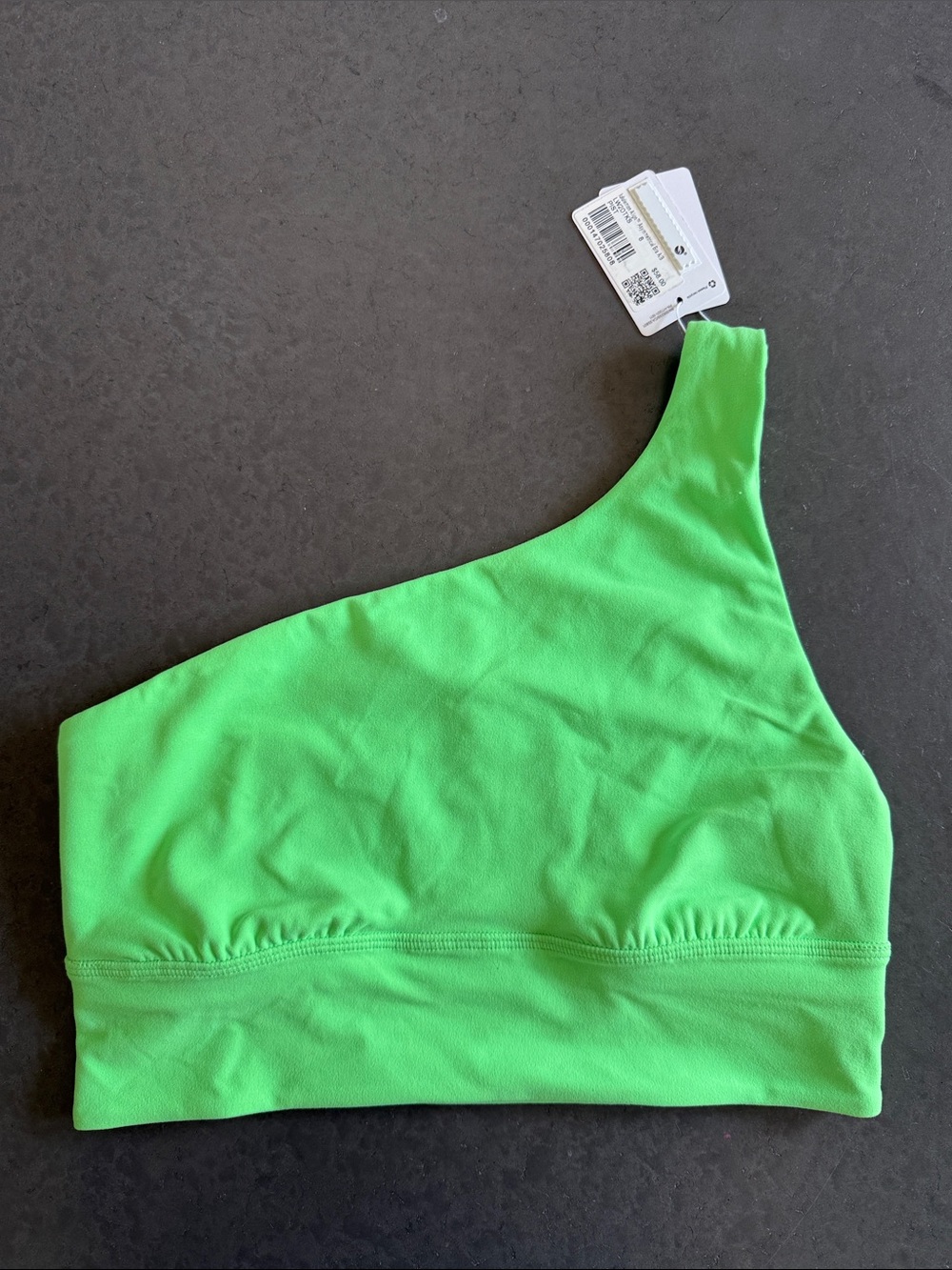 LULULEMON ALIGN ASYMMETRICAL BRA C/D IN PISTACHIO (PIST) SZ 8 NWT